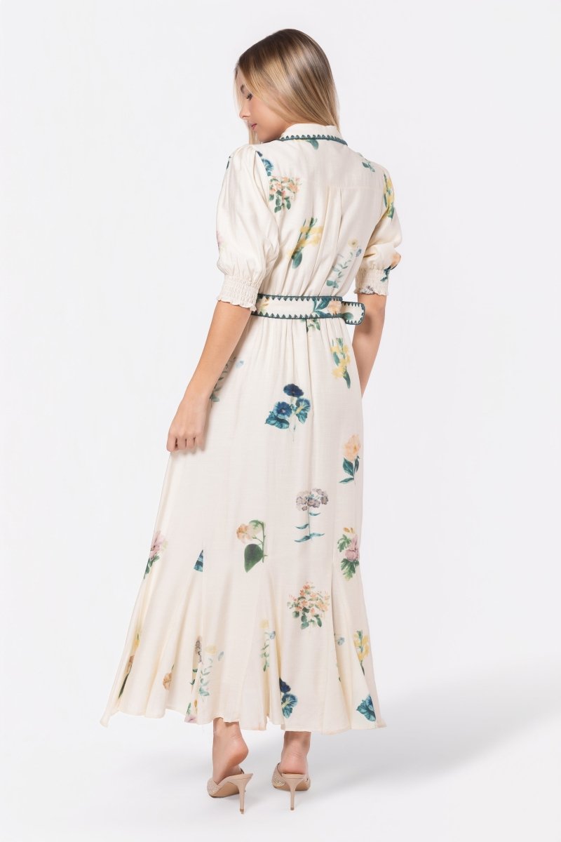 Karen Dress (White Flower)