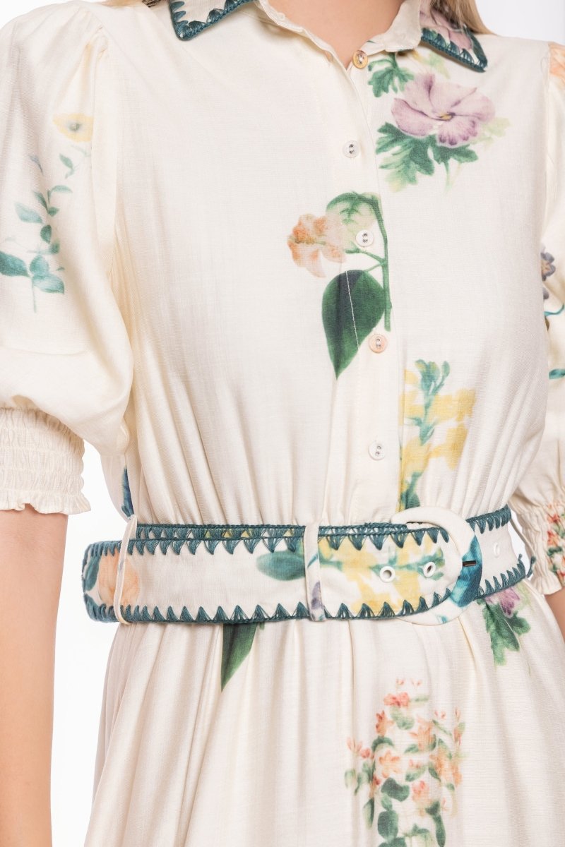 Karen Dress (White Flower)