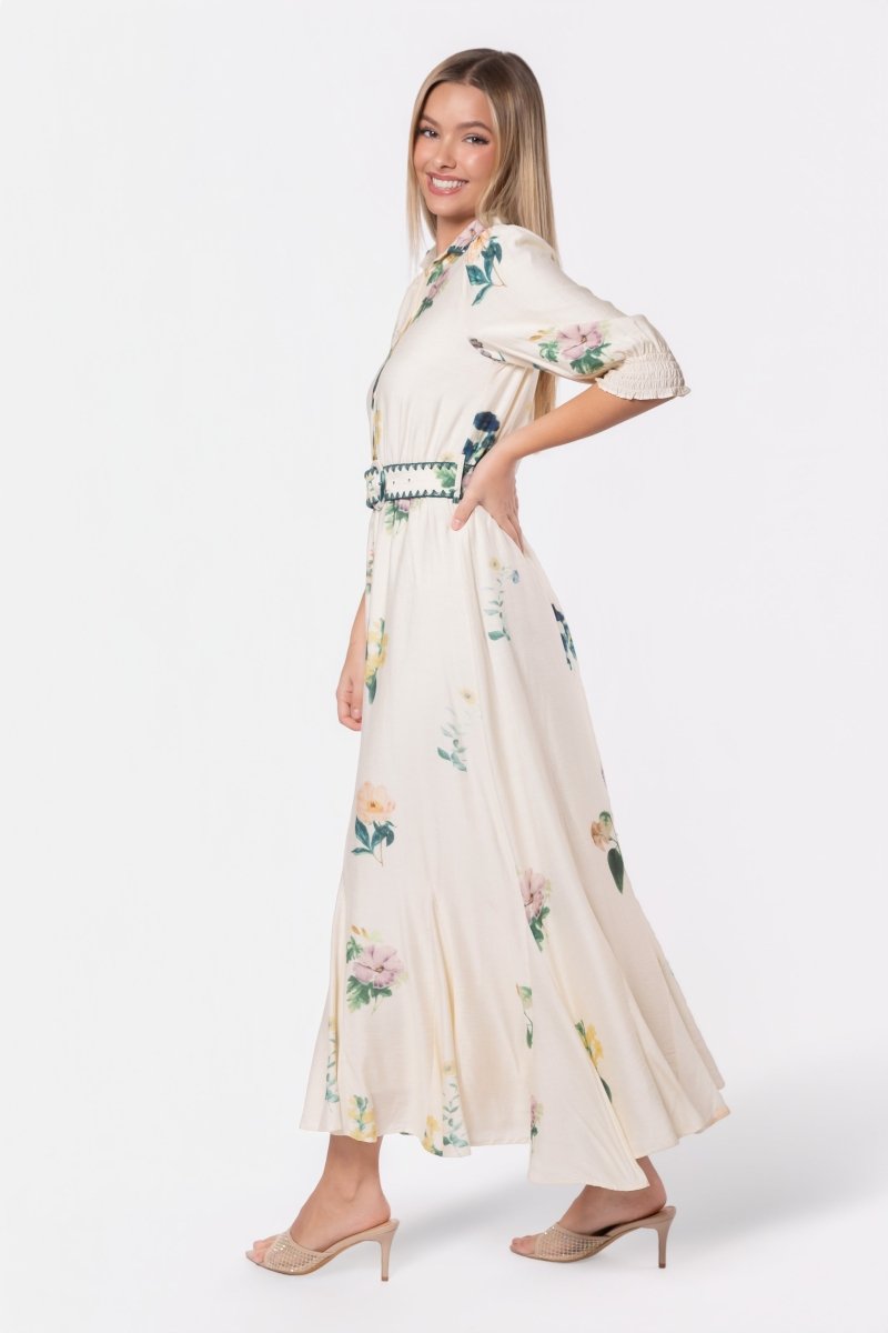 Karen Dress (White Flower)