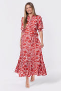 Karen Dress (White/Pink)