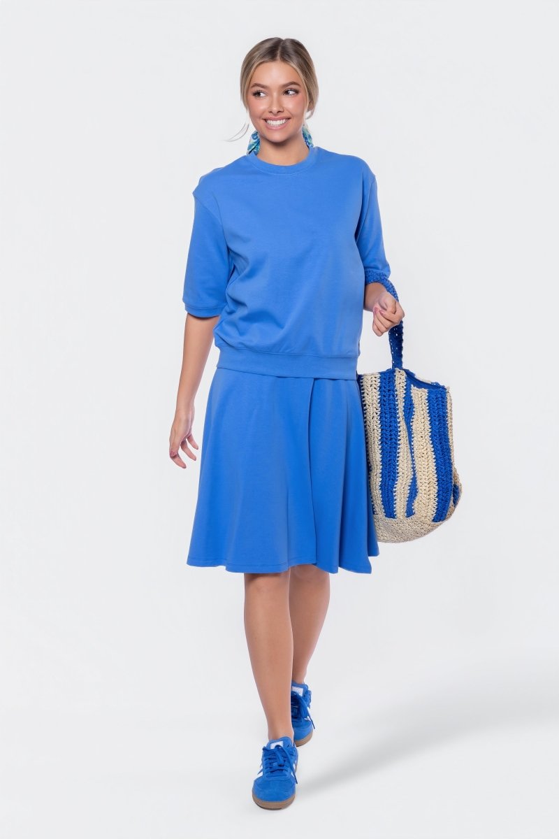 Karla Top Short Sleeve (Marina Blue)