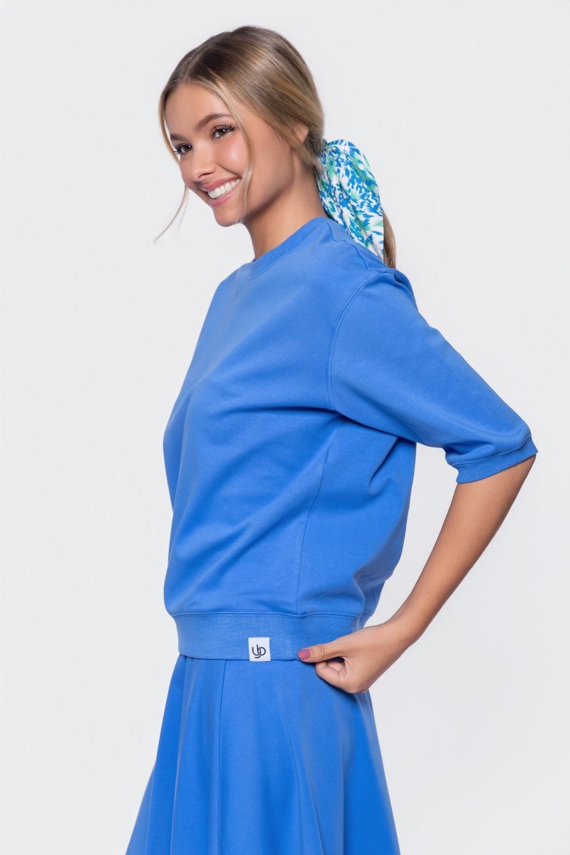 Karla Top Short Sleeve (Marina Blue)