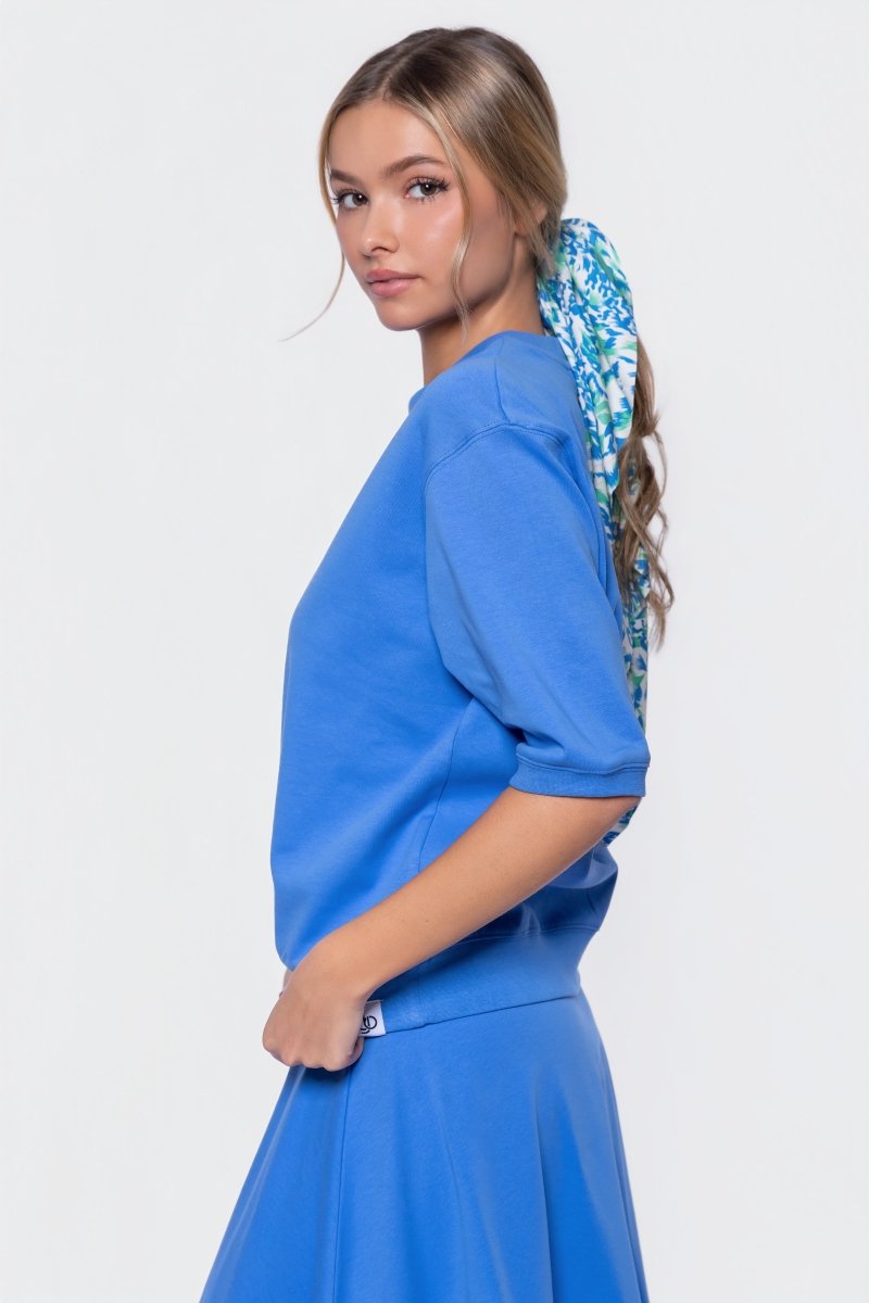 Karla Top Short Sleeve (Marina Blue)