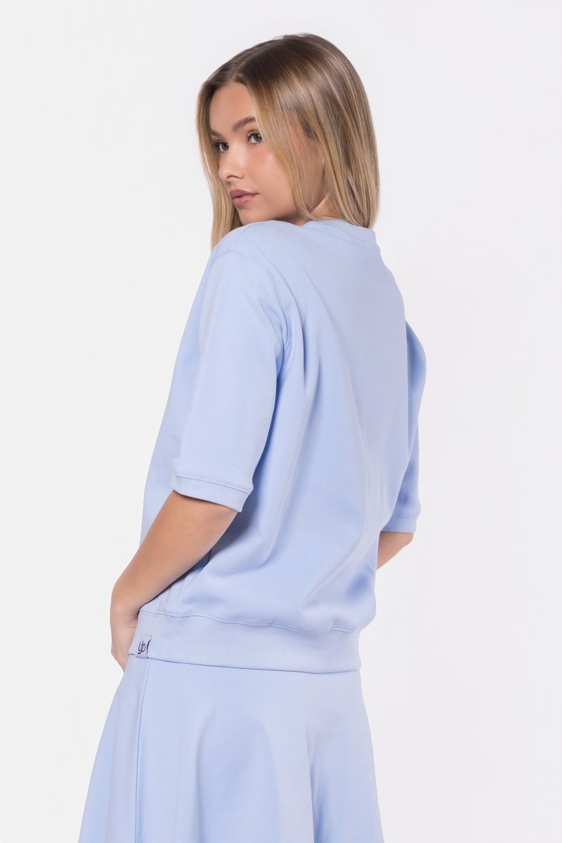 Karla Top Short Sleeve (Sky Blue)