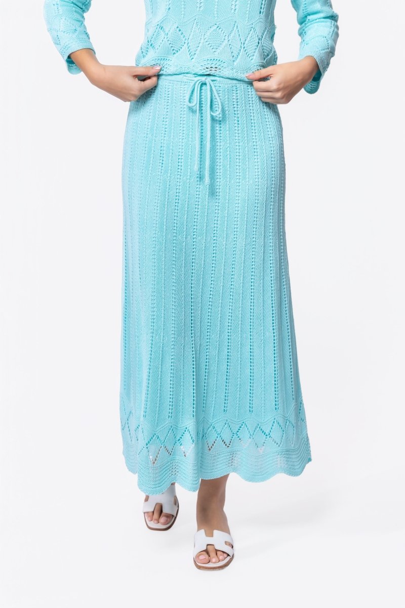 Kelly Skirt (Aqua Blue)