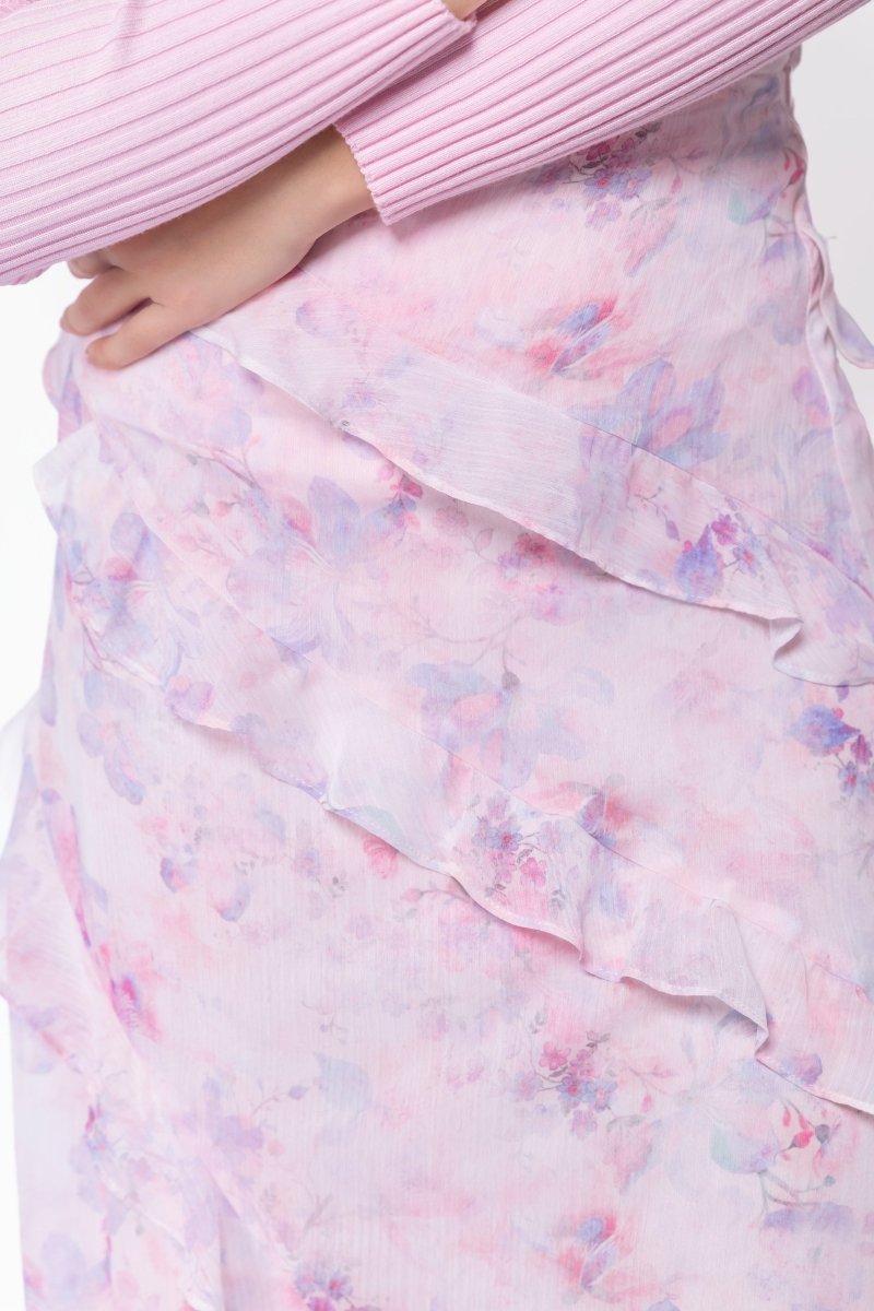 Laurel Skirt (Pink Flower)