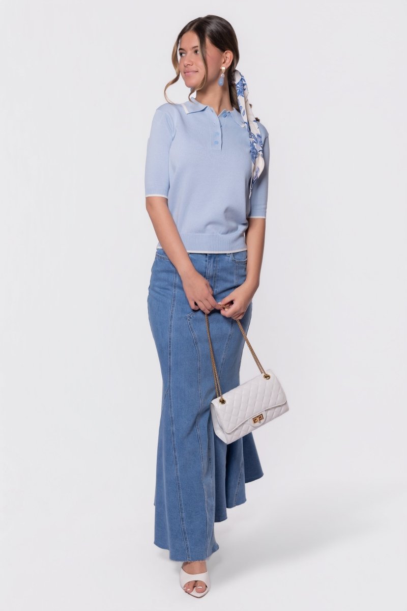 Leah Top (Light Blue)