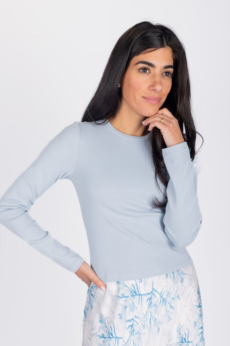 Leena Top (Light Blue)