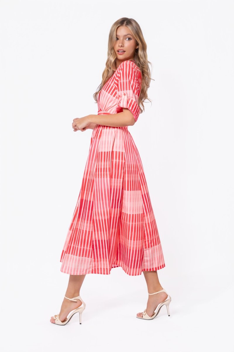 Linda Dress (Pink Multi)