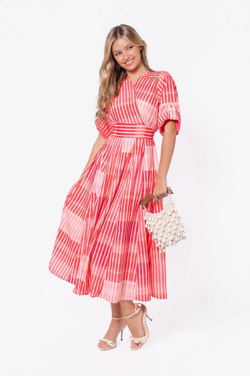 Linda Dress (Pink Multi)