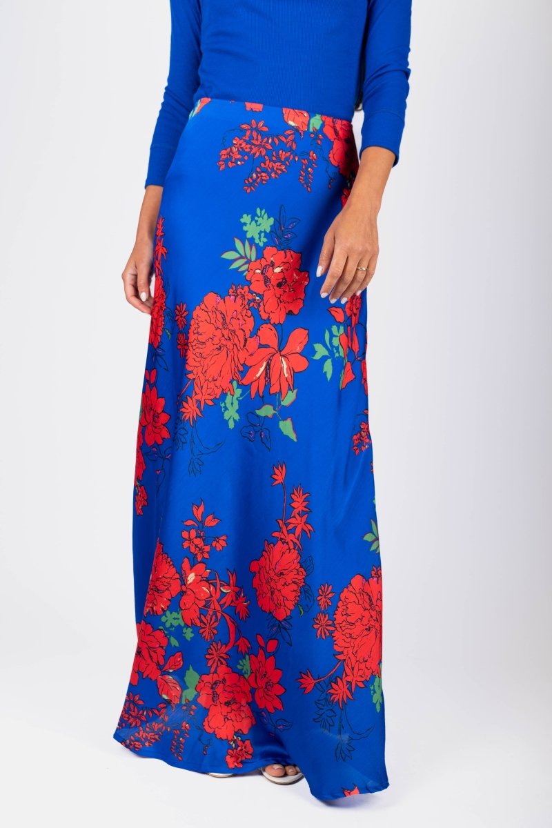 Lisa Skirt (Blue/Red)