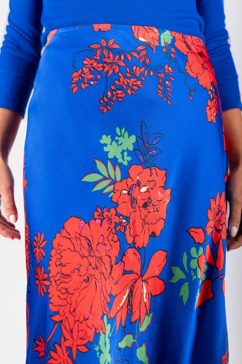 Lisa Skirt (Blue/Red)