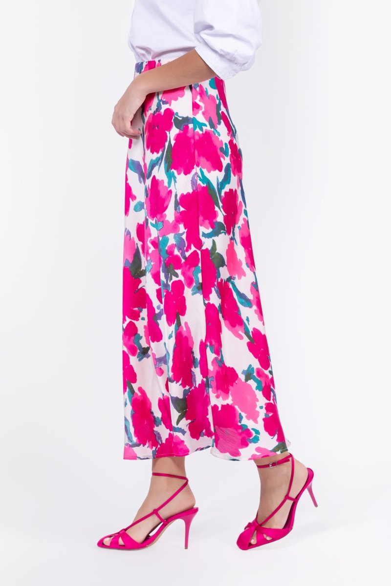 Lisa Skirt (Fuchsia/Green)
