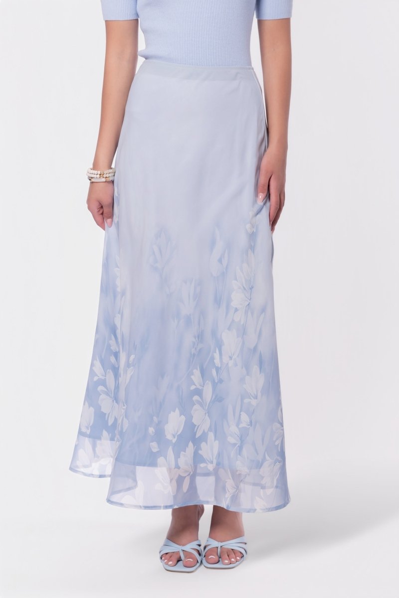 Lisa Skirt (Light Blue Flower)