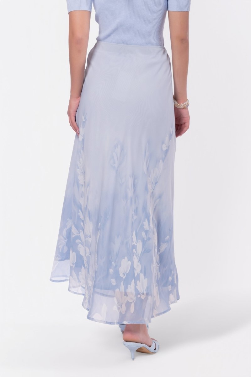 Lisa Skirt (Light Blue Flower)