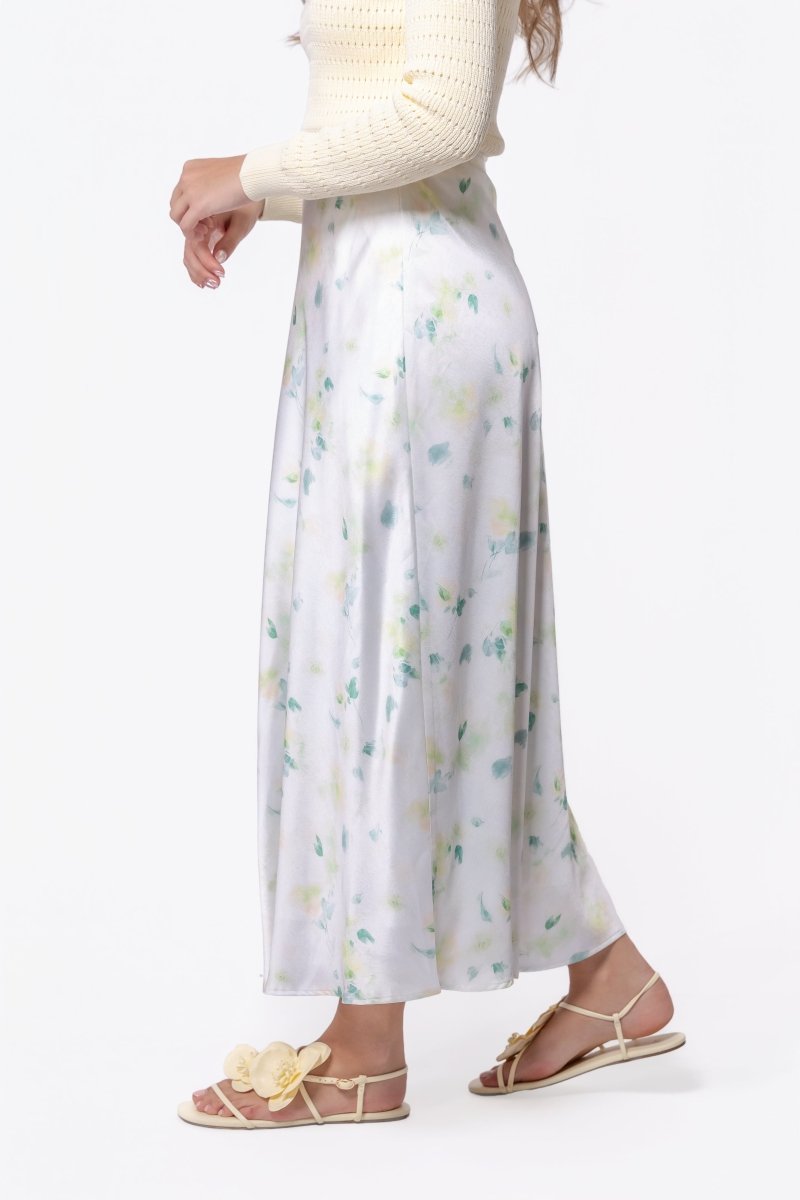Lisa Skirt (Light Green Ground)