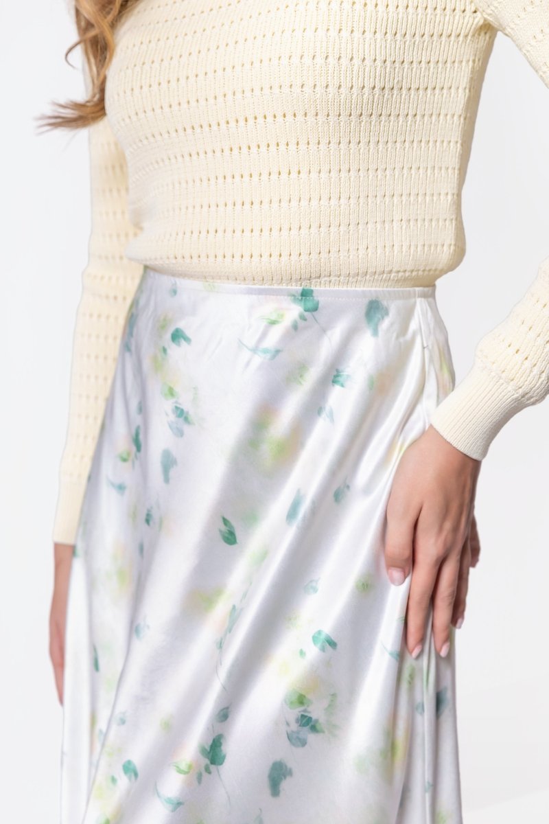 Lisa Skirt (Light Green Ground)