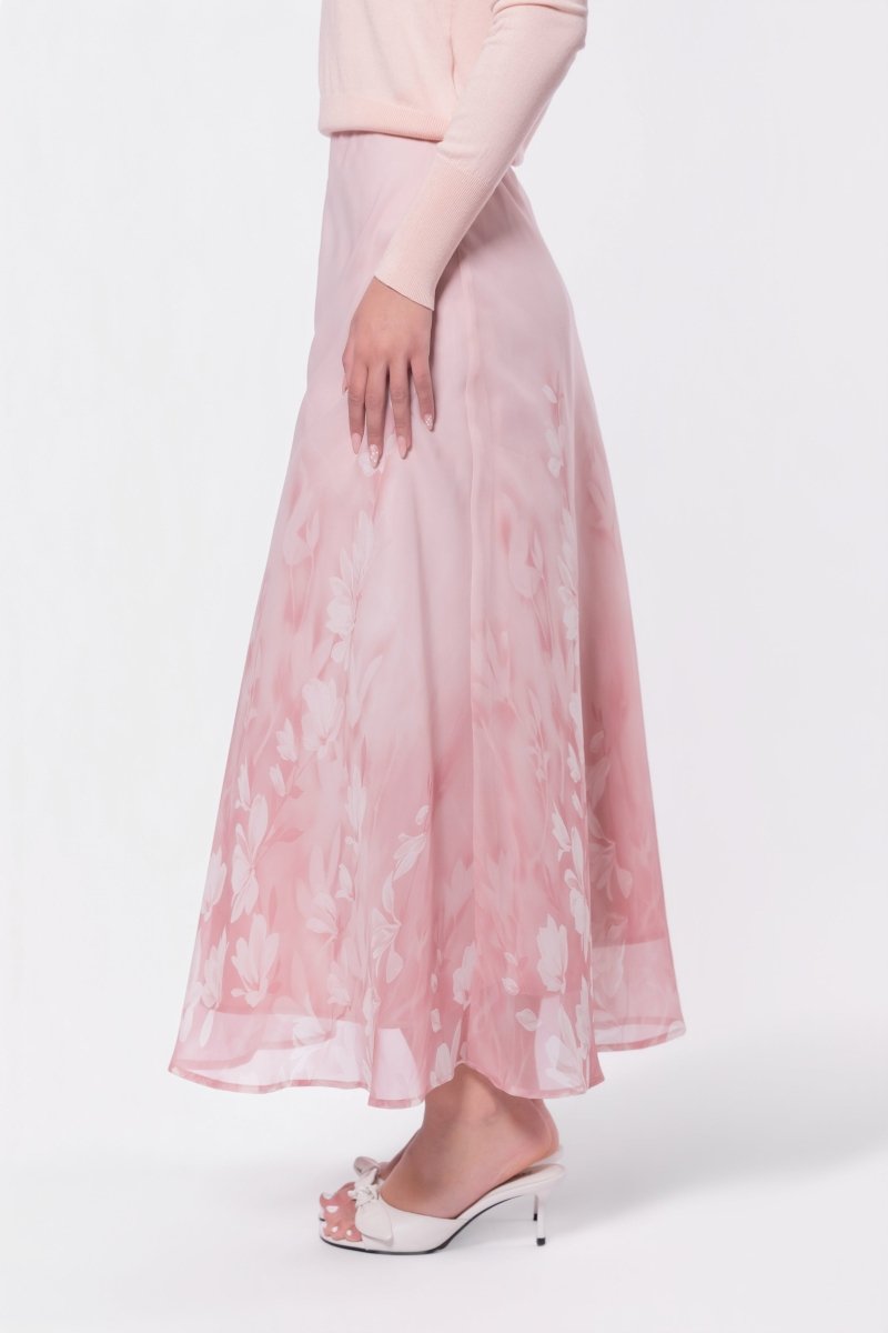Lisa Skirt (Light Pink Flower)