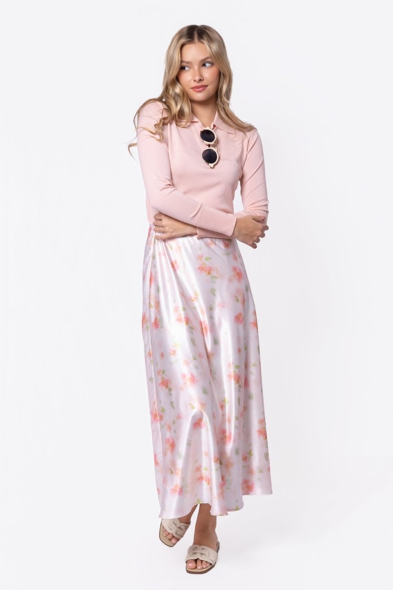 Lisa Skirt (Light Pink Ground)