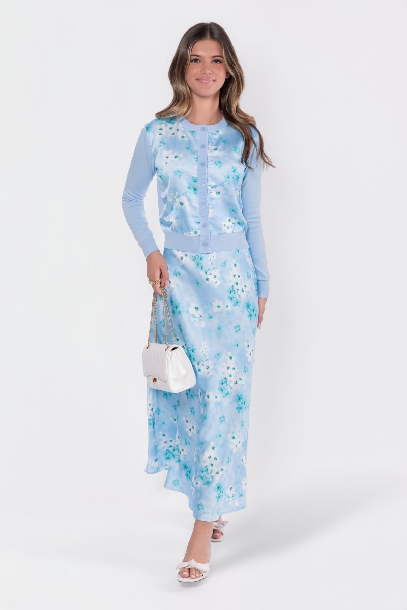 Lisa Skirt (Mint Flower)