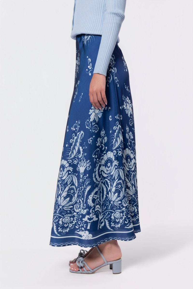 Lisa Skirt (Navy/Mint)