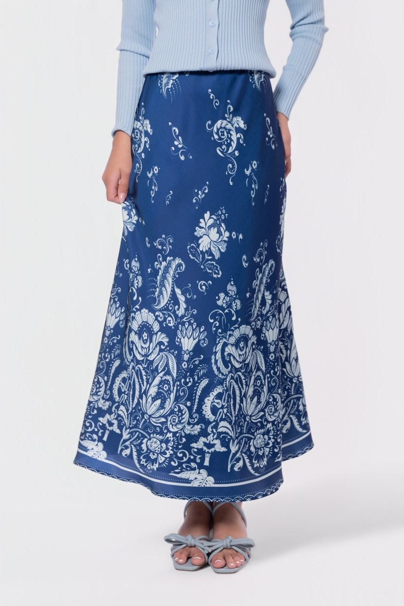 Lisa Skirt (Navy/Mint)