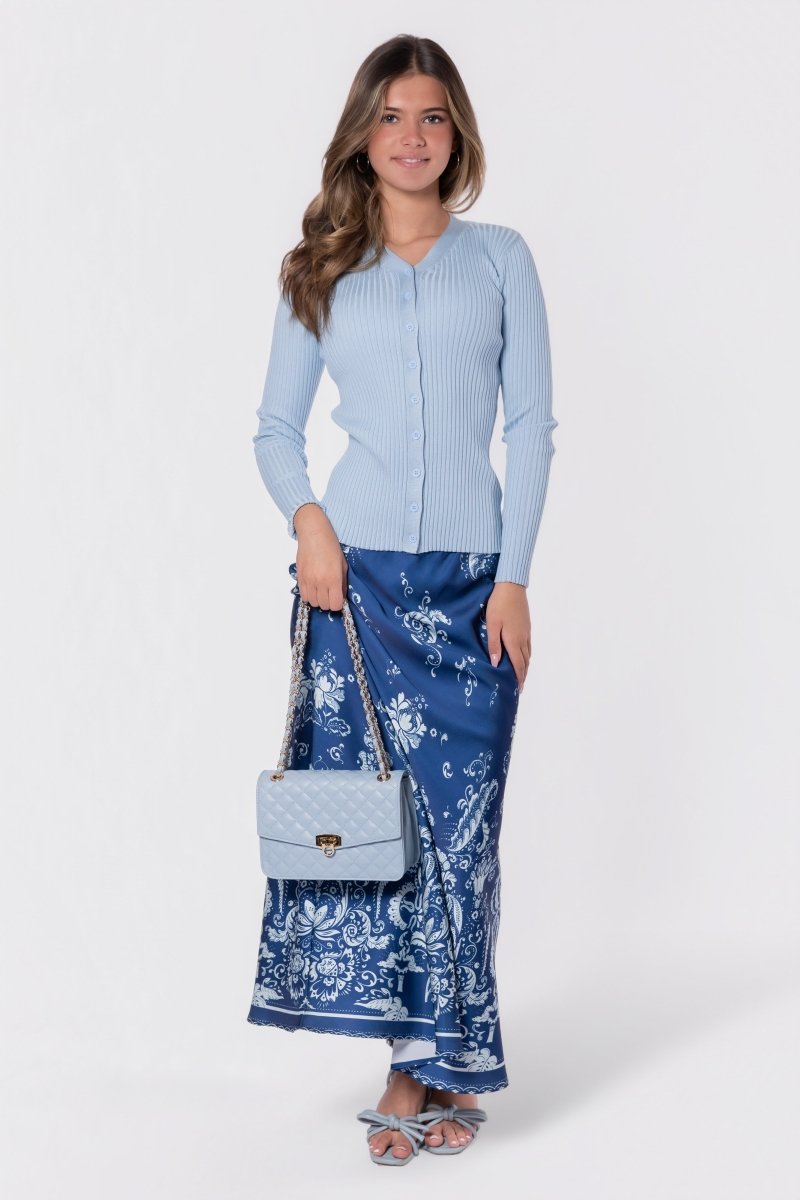 Lisa Skirt (Navy/Mint)