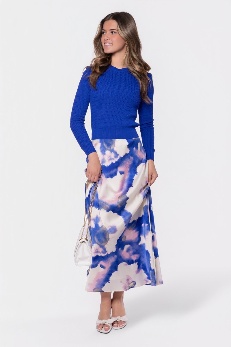 Lisa Skirt (Pink/Blue)