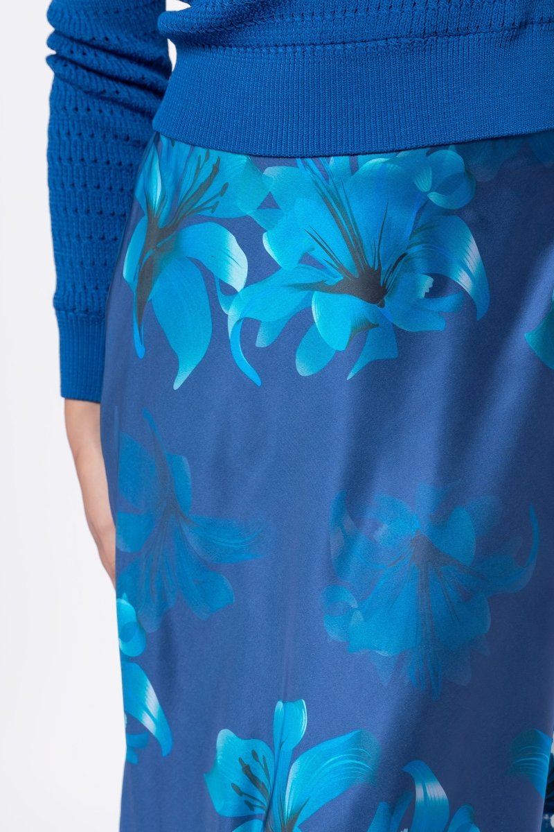 Lisa Skirt (Teal Flower)