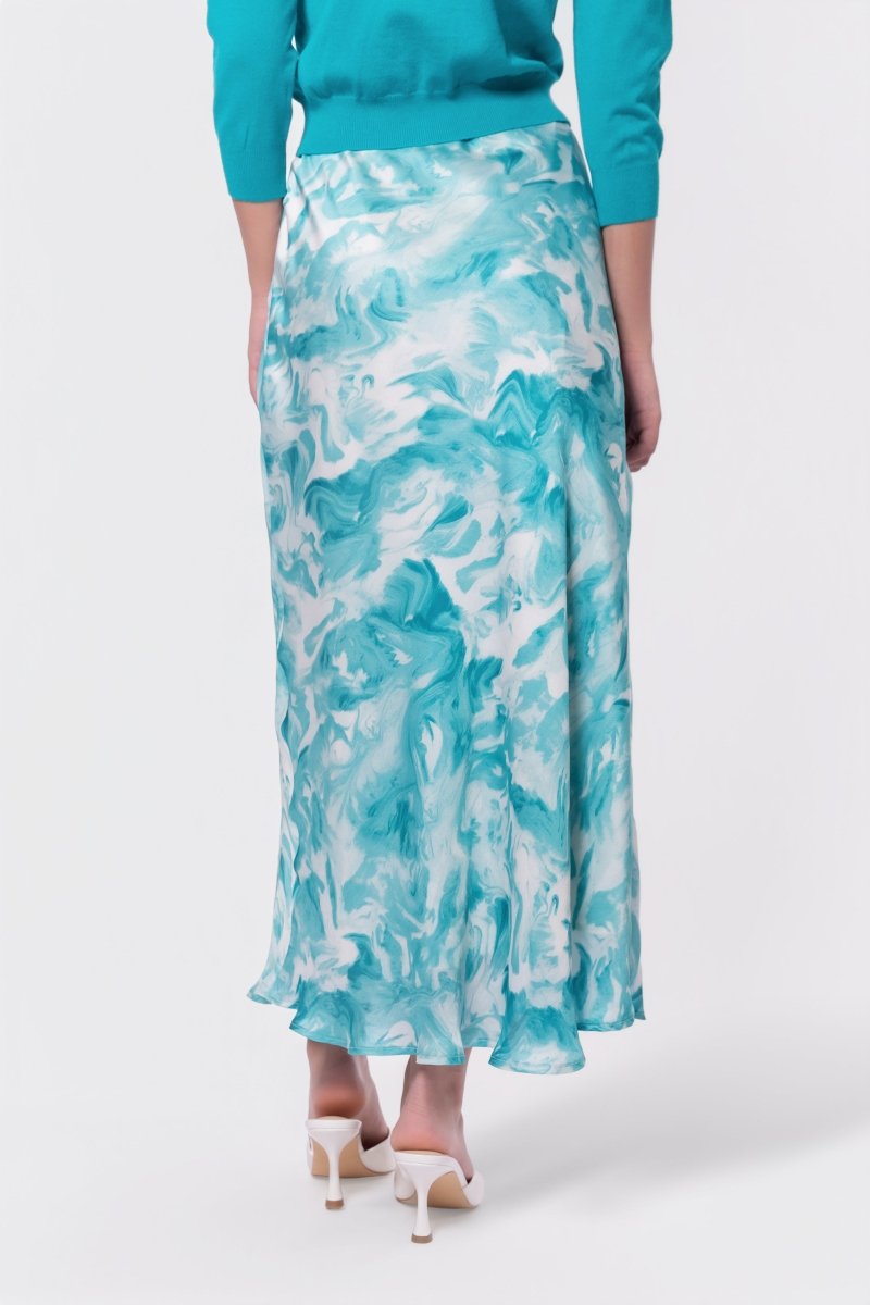 Lisa Skirt (Teal Green Pattern)