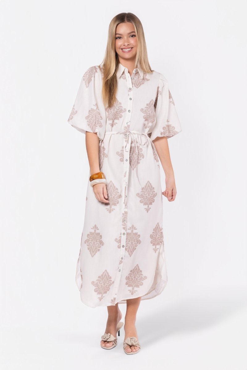 Lorelai Dress (Beige)