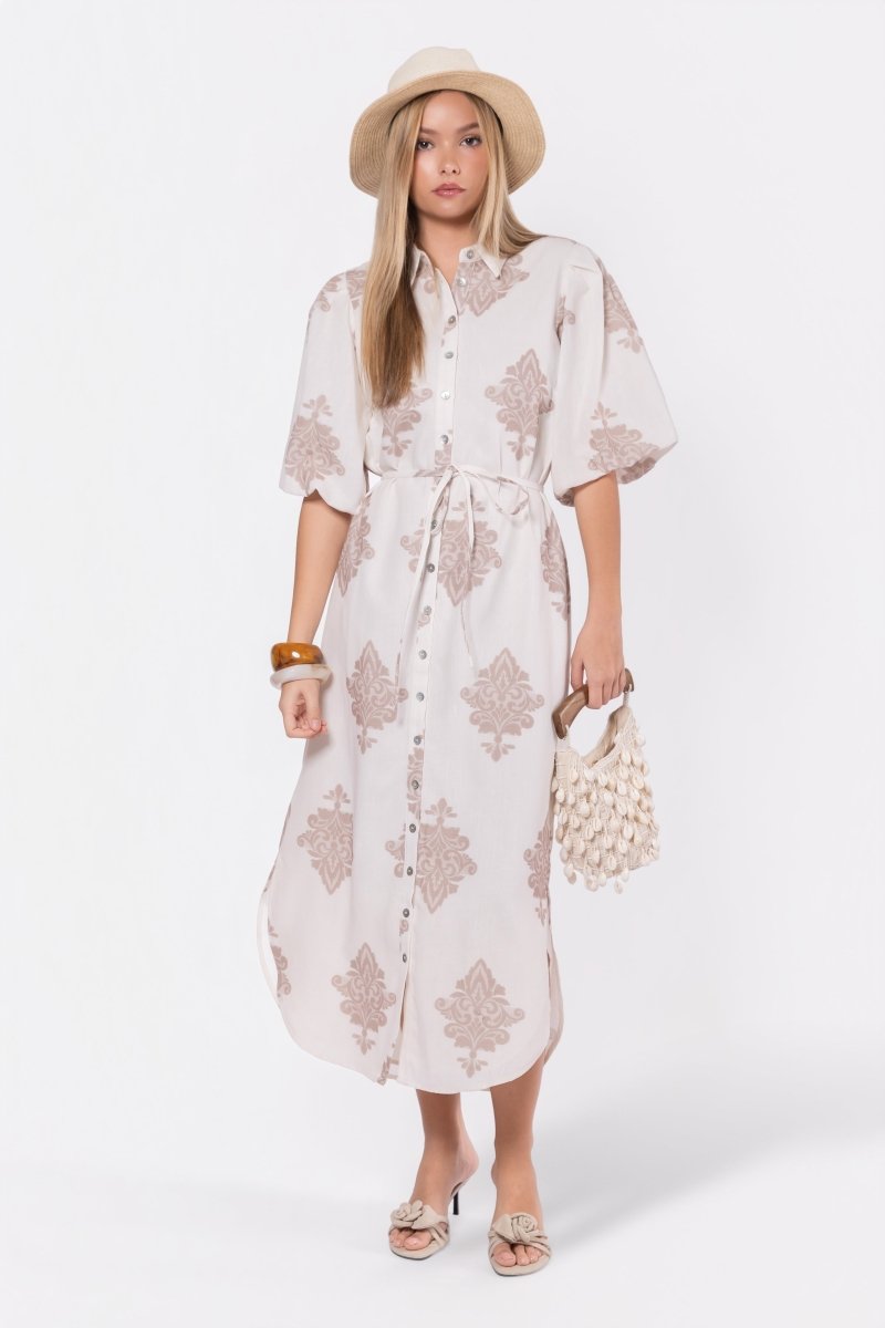 Lorelai Dress (Beige)