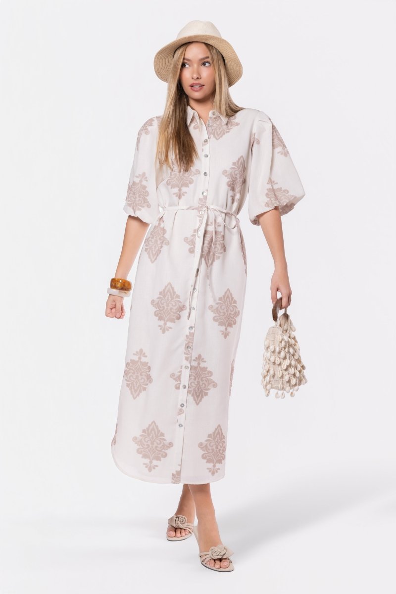 Lorelai Dress (Beige)