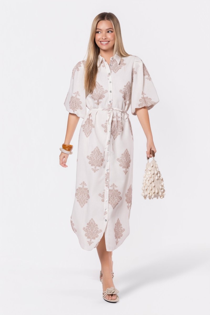 Lorelai Dress (Beige)