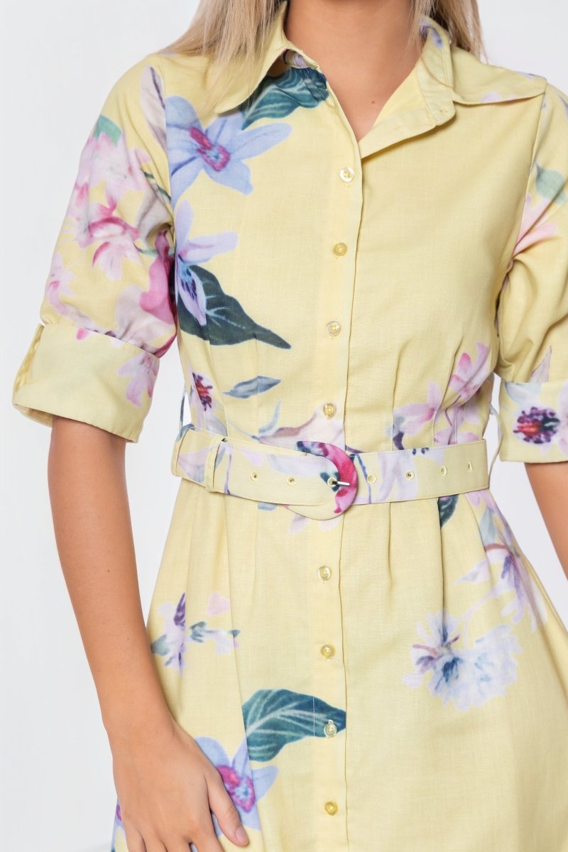 Lorina Dress (Yellow)