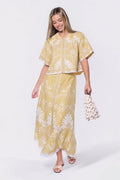 Lottie Skirt (Yellow White)