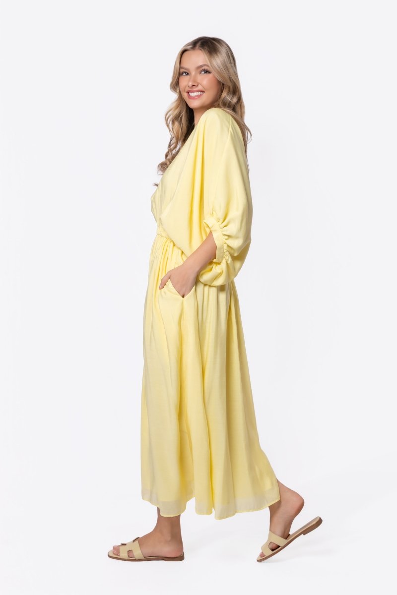 Madilyn Dress (Light Yellow)