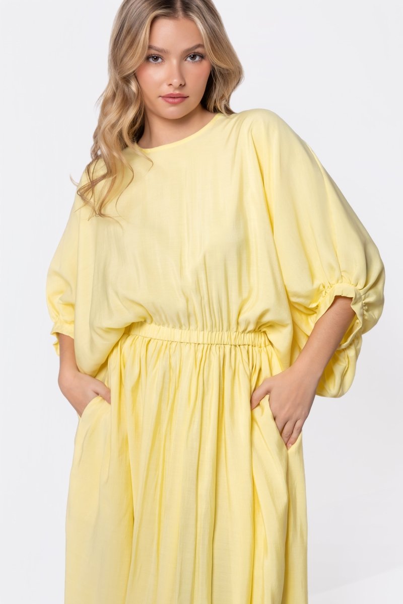 Madilyn Dress (Light Yellow)