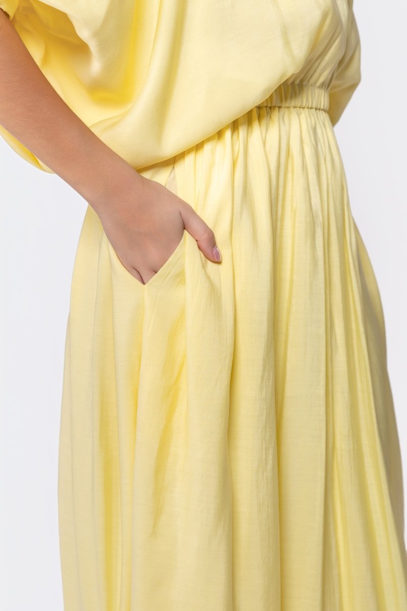 Madilyn Dress (Light Yellow)