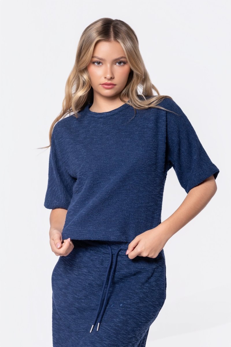 Malia Top (Navy)