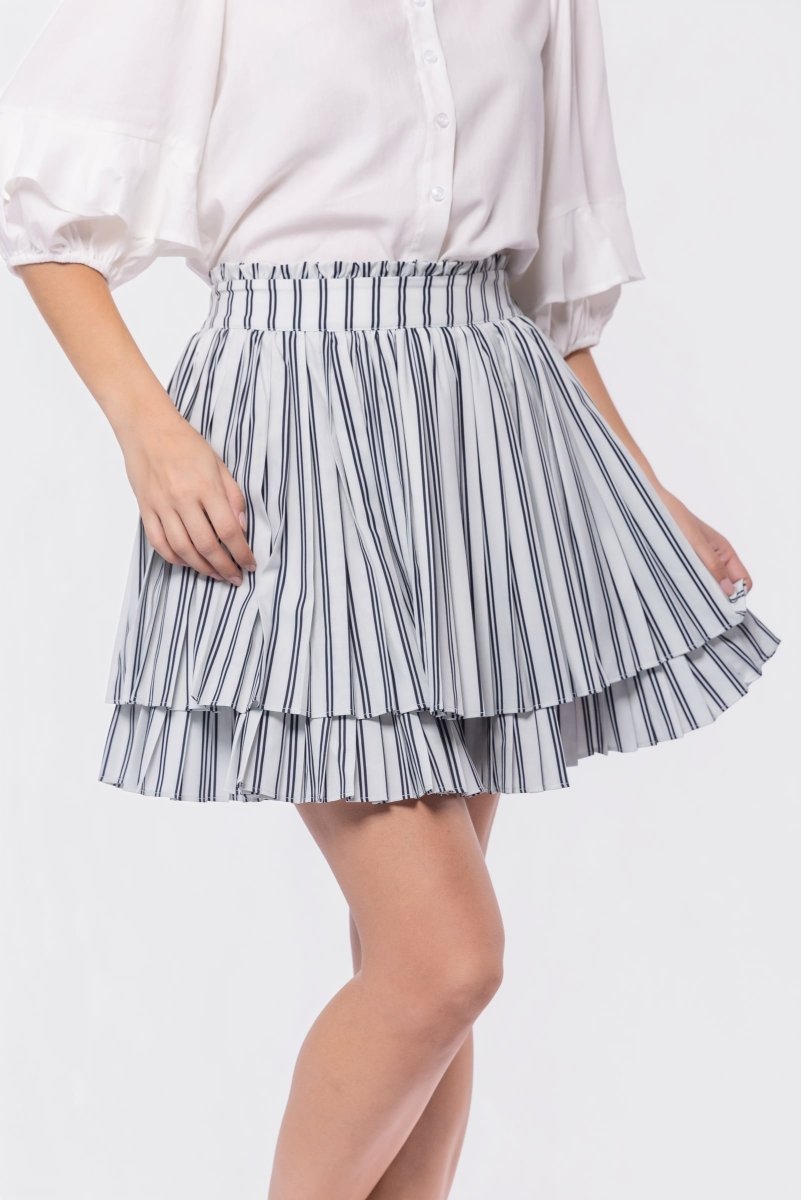 Maria Skirt (White/Black)