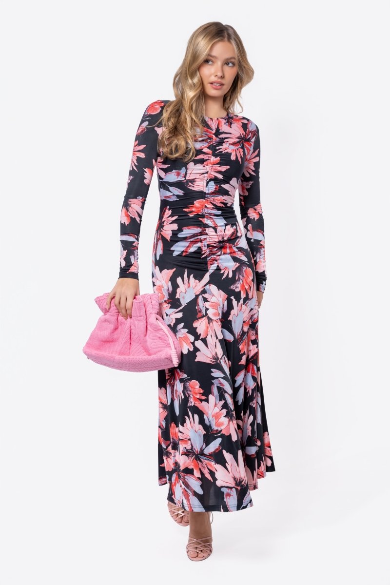 Mariella Dress (Black Coral)