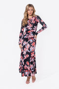 Mariella Dress (Black Coral)
