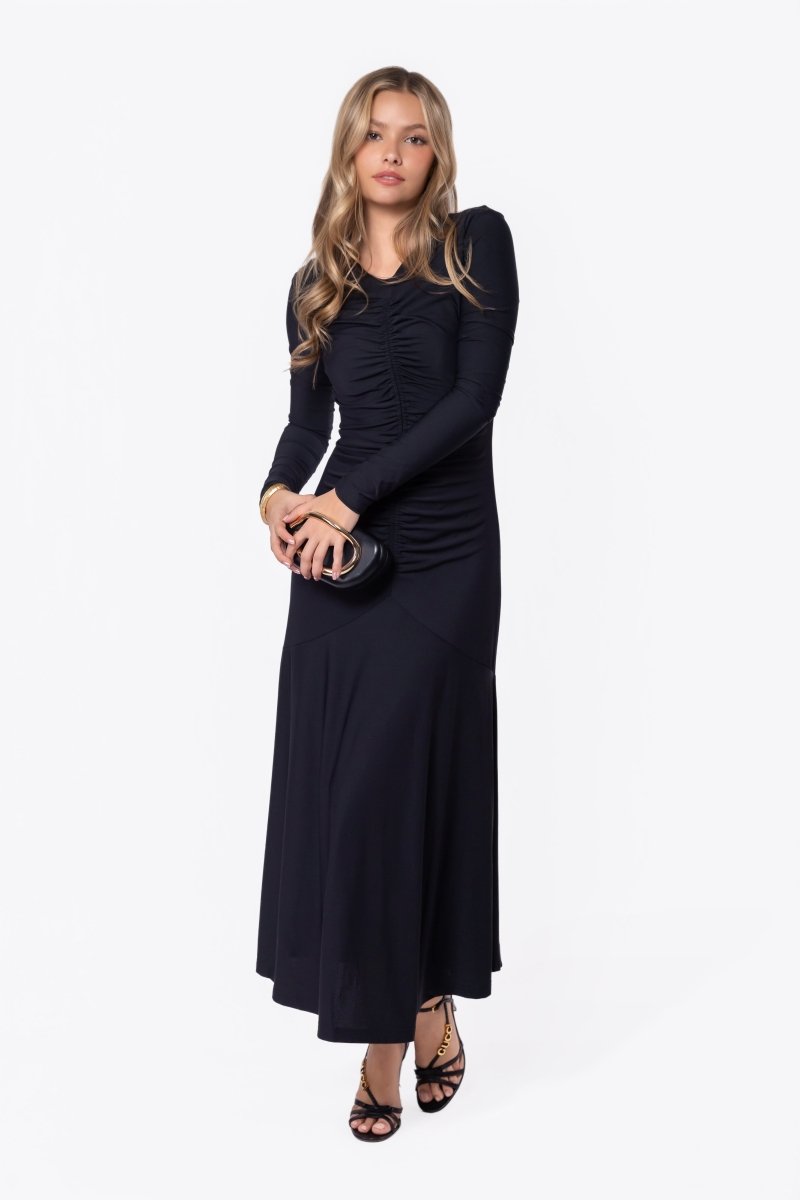 Mariella Dress (Black Solid)