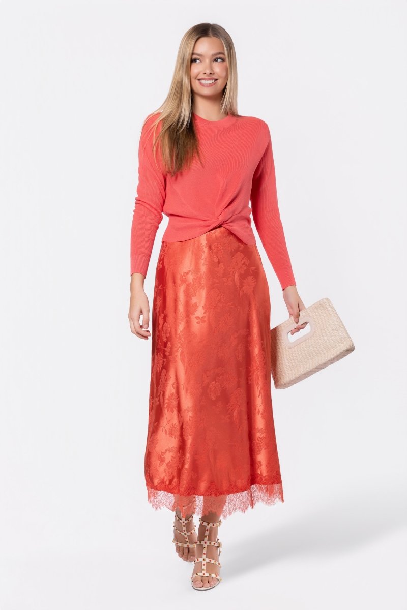 Mia Top (Coral Pink)