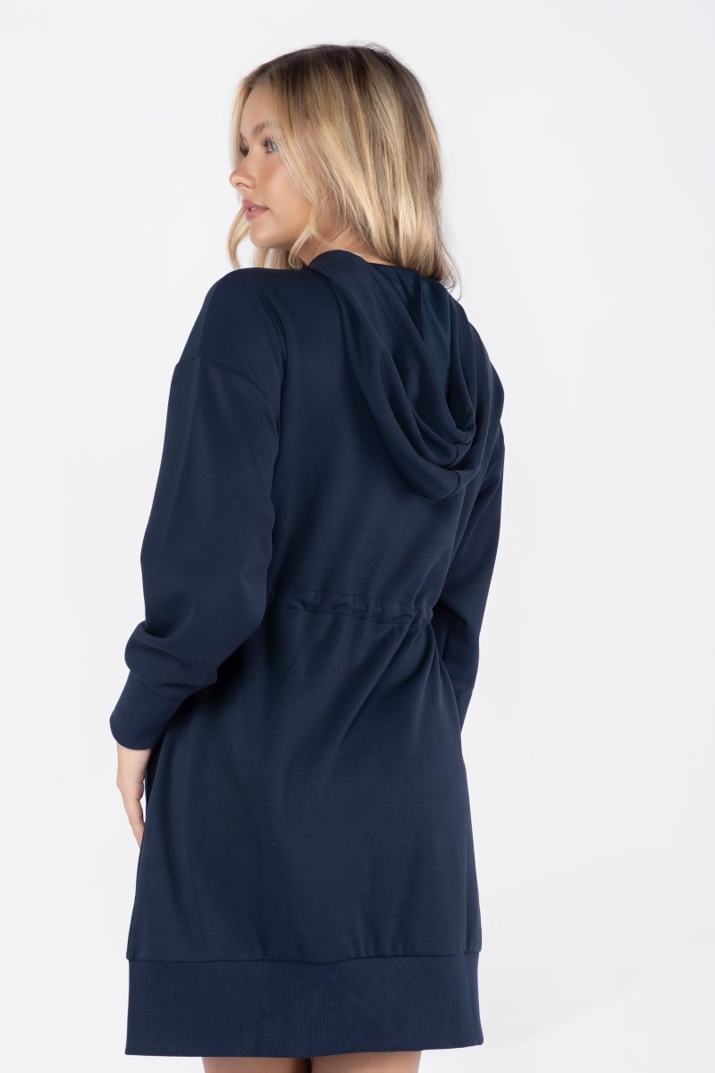 Mina Dress 37" (Navy)