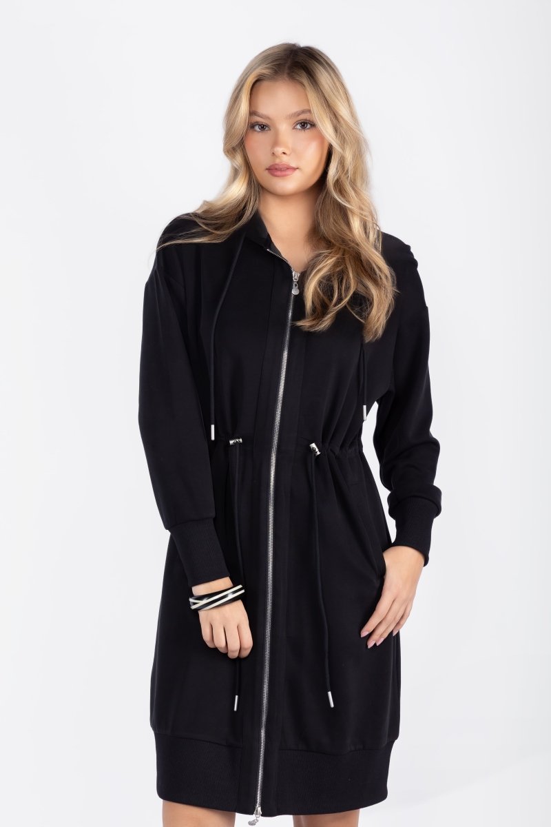 Mina Dress 40" (Black)
