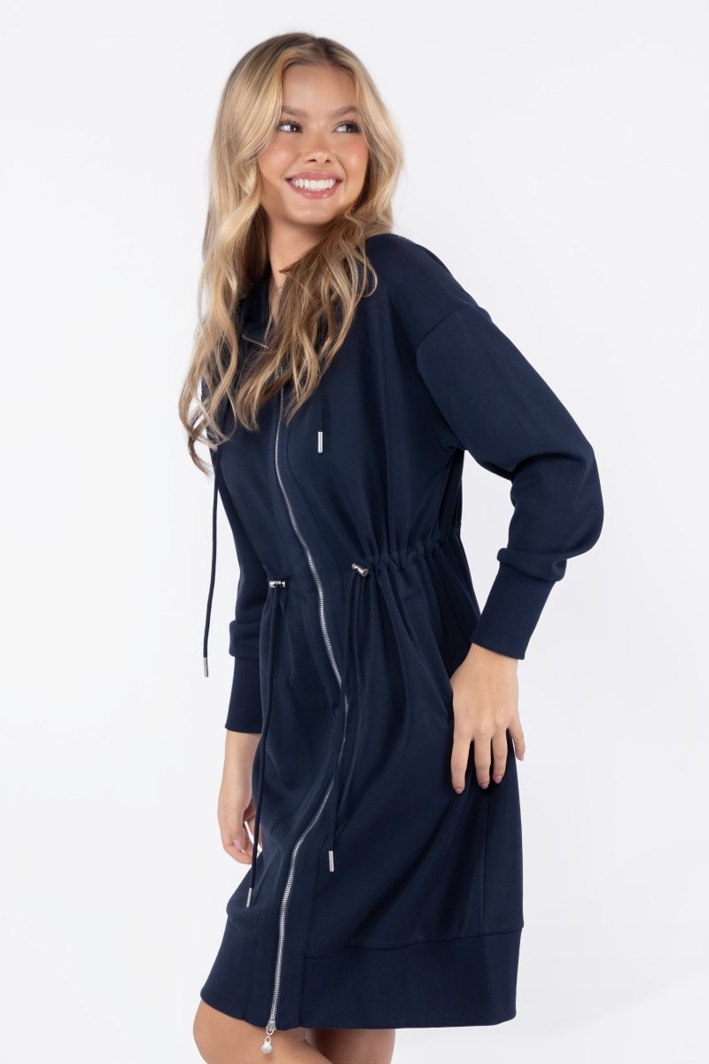 Mina Dress 40" (Navy)