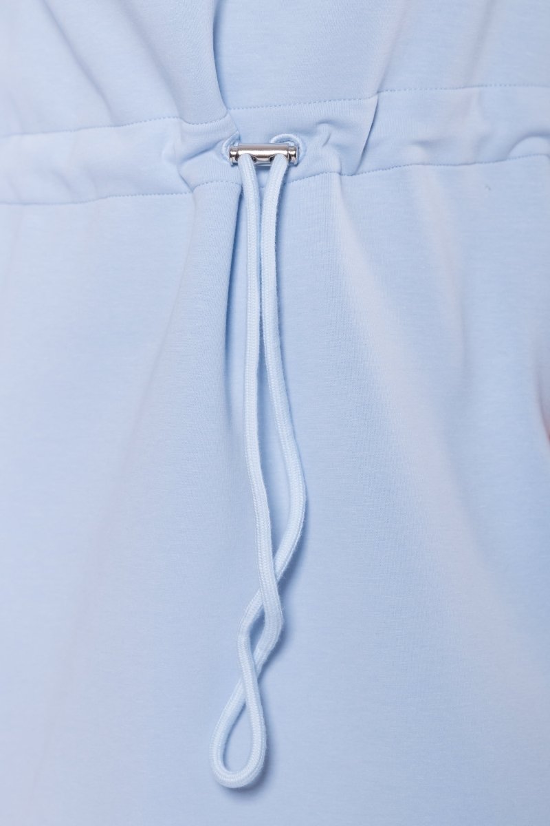 Mina Half Zip Dress 42" (Baby Blue)