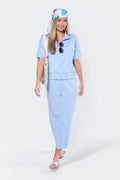 Mina Skirt 35" (Baby Blue)